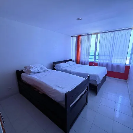 Apartamento Vista Al Mar-1hab-piscina-2 Min Playa-10 Min C Historico